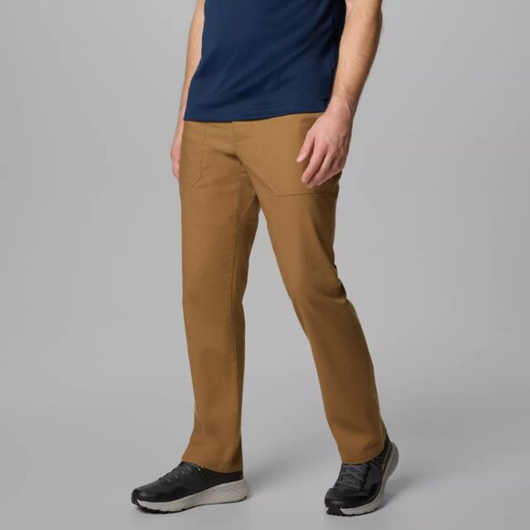 Columbia Men's ROC Flex Utility Pants Delta Brown 32x32 $100 Value - Picture 2 of 7